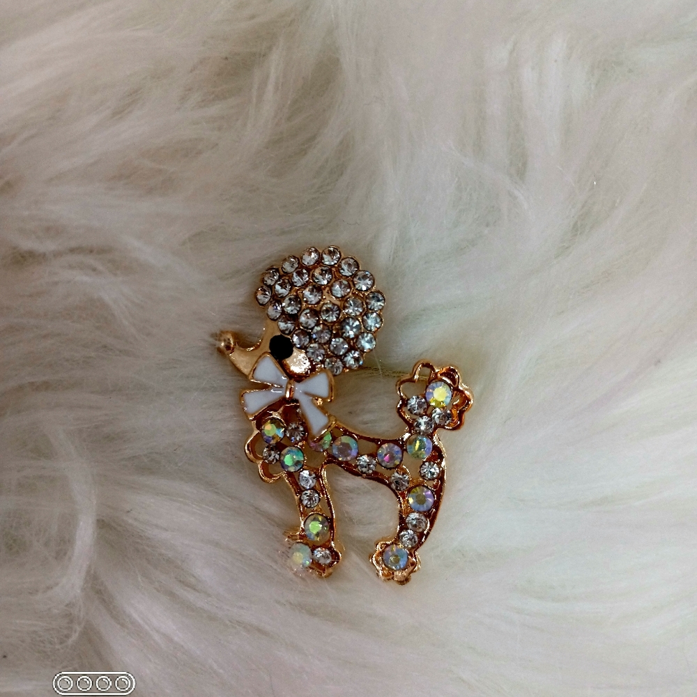 Good Poodle Brooch